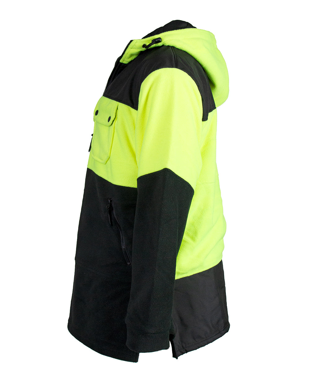 Base Hooded Bushshirt Cropped - HiVis