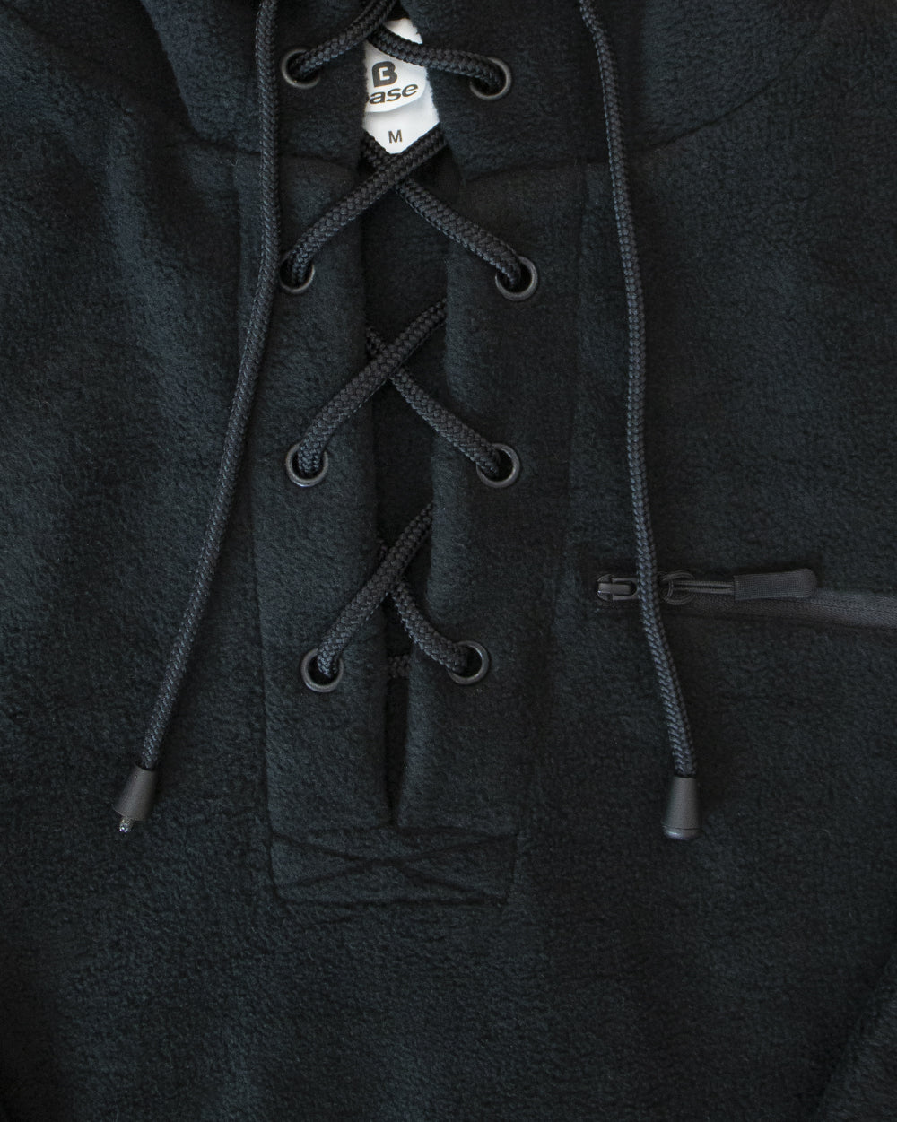 Hooded Fleece Laced Anorak