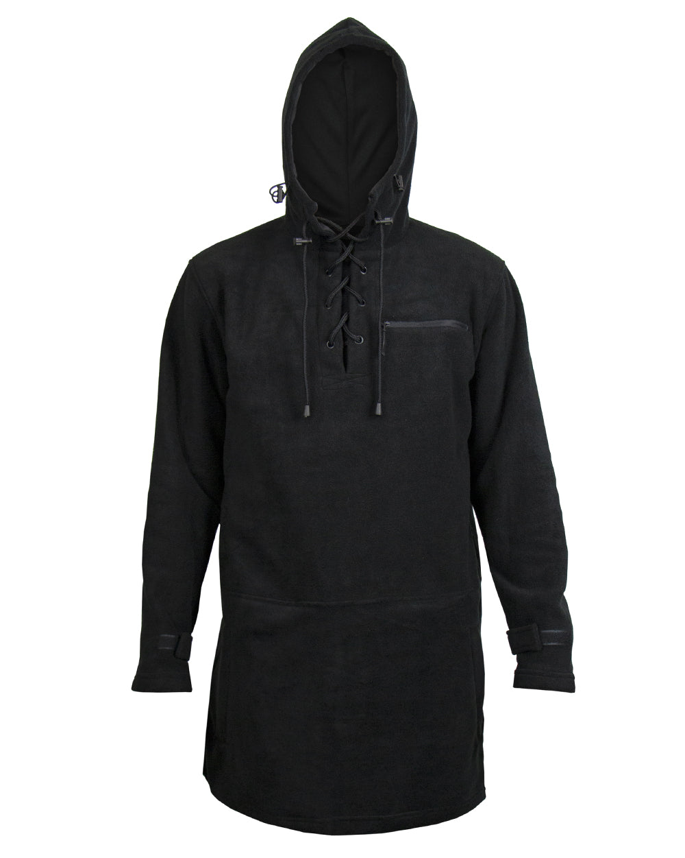 Hooded Fleece Laced Anorak