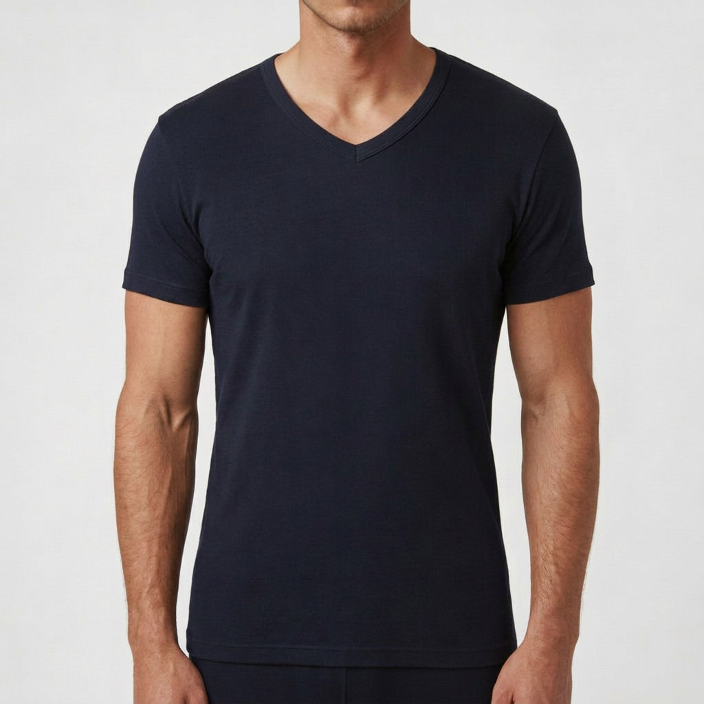 Thermal Short Sleeved V-Neck