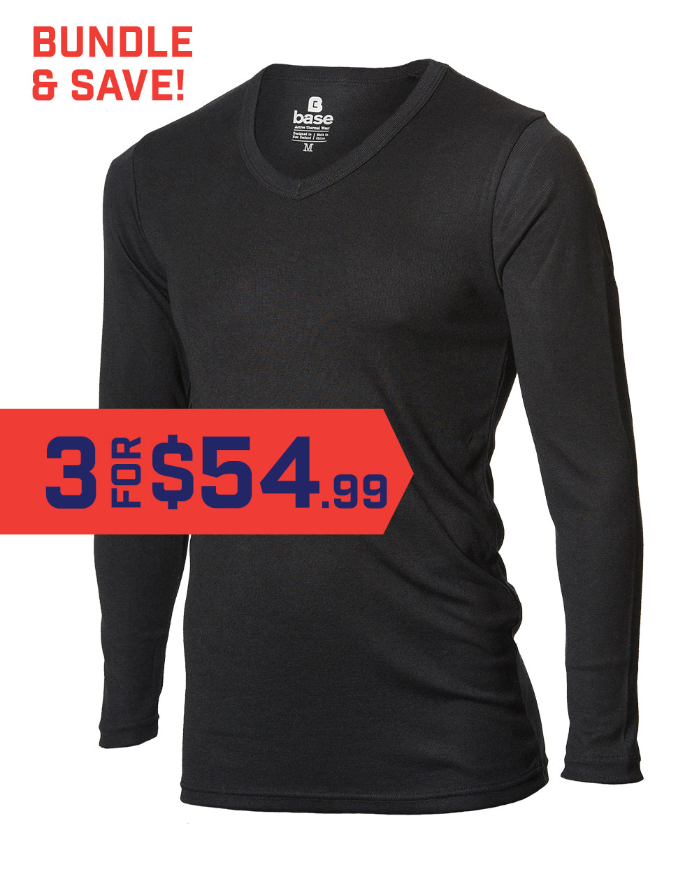 Thermal Long Sleeved V-Neck – Base Thermals