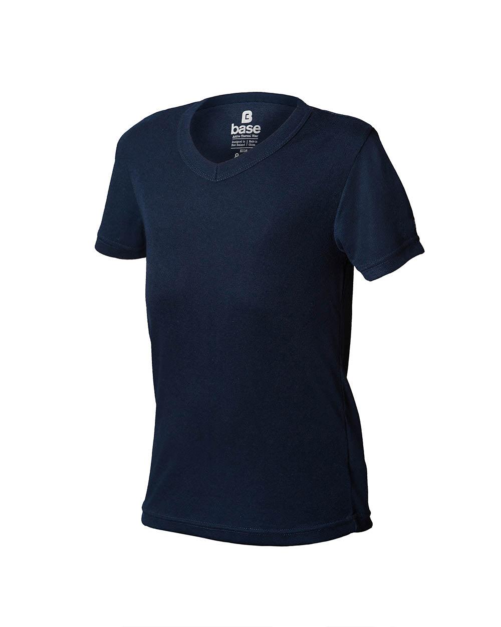 Thermal Short Sleeved V-Neck - Kids - Base Thermals