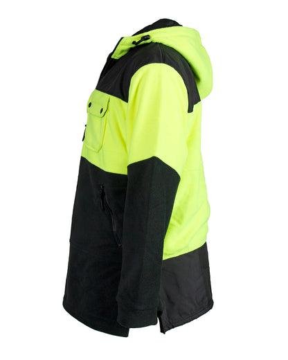Base Hooded Bushshirt Cropped - HiVis